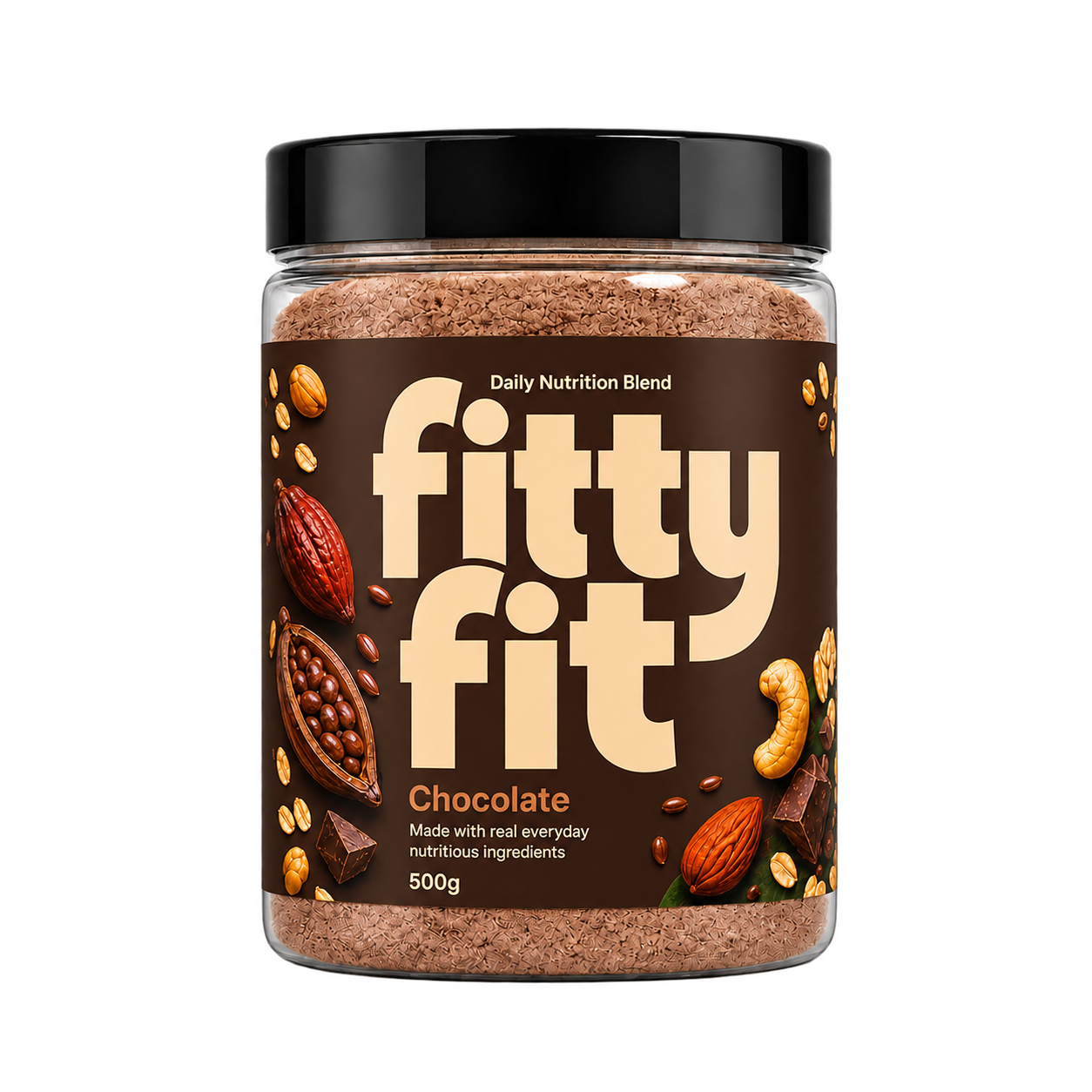 Fittyfit Chocolate 500g jar